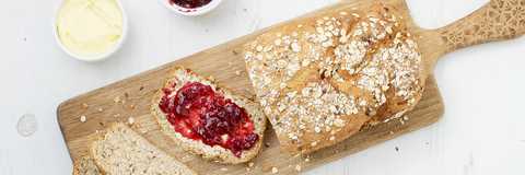 Presentation photo of Breakfast muesli bread