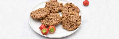 Presentation photo of Strawberry oat breakfast cookies